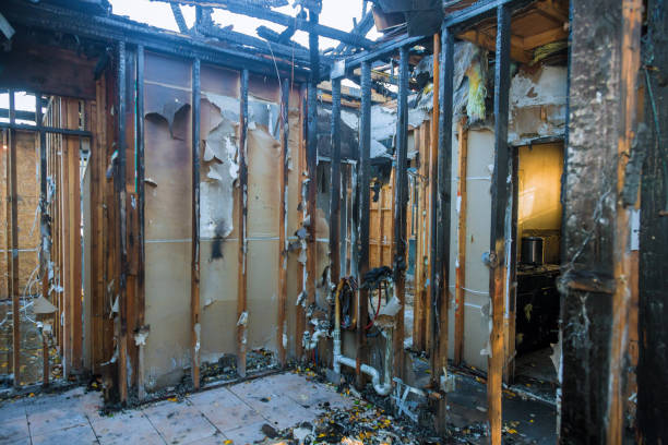 Professional Soot Cleanup technician working in Watertown, WI